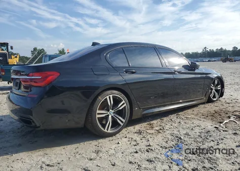 2018 BMW 740 I из США, поврежденный, VIN WBA7E2C55JB214956
